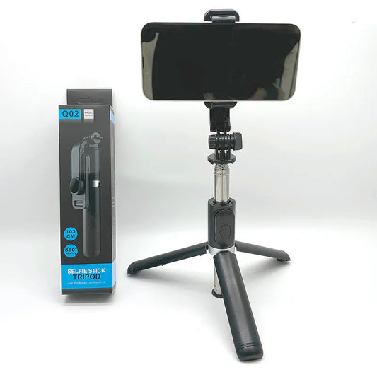 103cm 360 Rotation Selfie Stick Tripod Q02 - Main product image