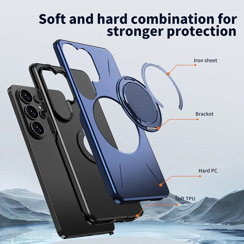 S26 Ultra Maxguard Spin Grip MagFit Case
