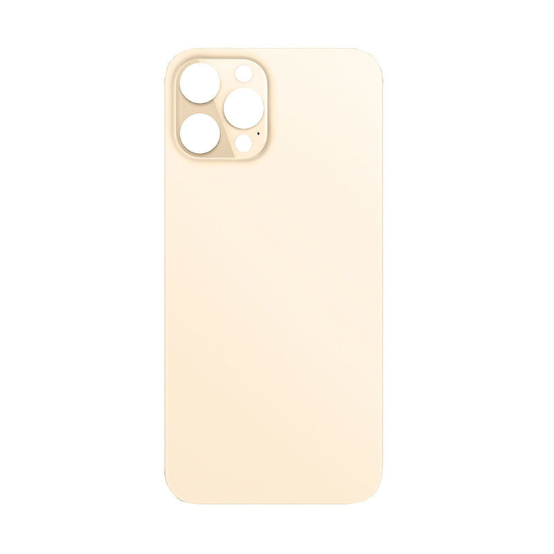 Back Glass Gold No Logo for iPhone 12Pro Max (Aftermarket Premium) - Wholesale phone repair part from Skyline Mobile NZ