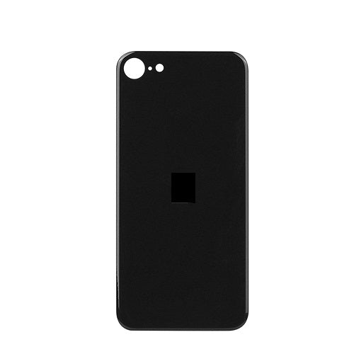 Back Glass Black No Logo for iPhone SE2022 (SE3) (Premium Colour) - Wholesale phone repair part from Skyline Mobile NZ