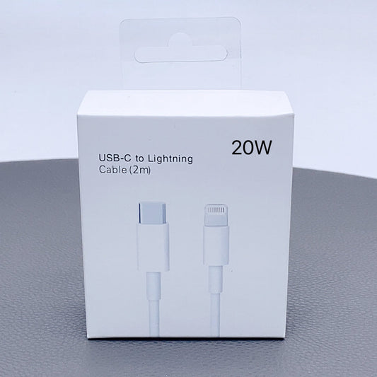 2m USB-C to Lightning Cable (20W) - Main product image