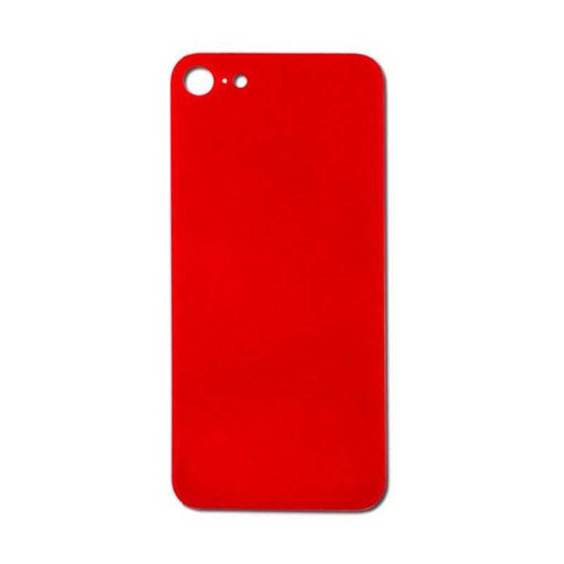 Back Glass Red No Logo No Logo for iPhone 8Plus (Aftermarket Premium)