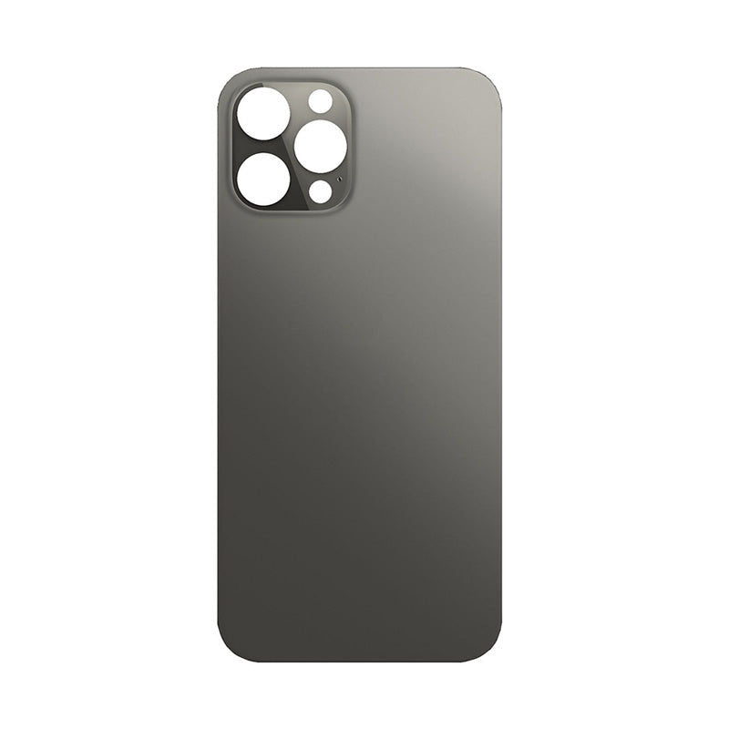 Back Glass Black No Logo for iPhone 12Pro Max (Aftermarket Premium) - Wholesale phone repair part from Skyline Mobile NZ