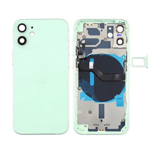 Back Housing With Power Flex Green No Logo For iPhone 12Mini