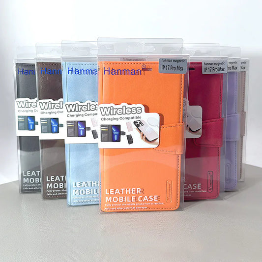 Case for iPhone 17 Pro max 6.9 Hanman 2 in 1 Detachable Magnetic Wallet