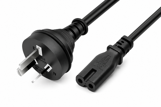 1.5m AU / NZ 2-Pin Mains Cord Male to Female - Main product image