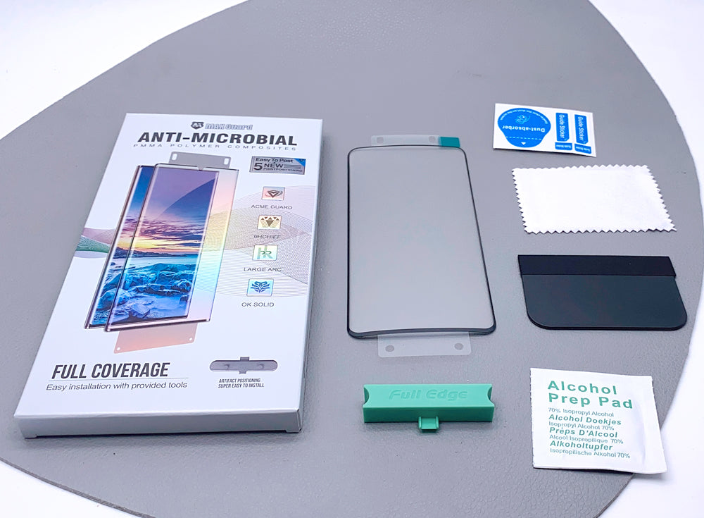 Samsung S/Note Series Maxguard anti-microbial full coverage screen protector