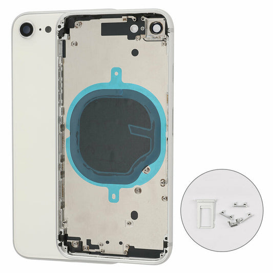 Back Housing without Parts White No Logo for iPhone SE2020 (SE2)