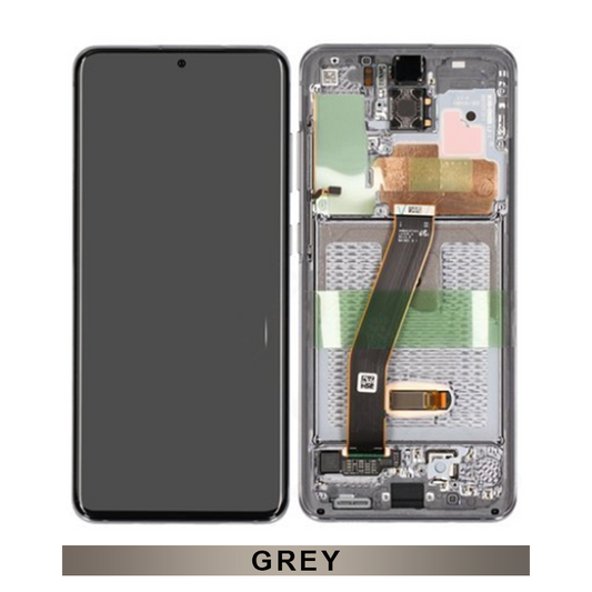 SAMSUNG S20 G981 SCREEN COSMIC GREY (SERVICE PACK)