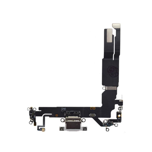 Charging Port Flex White for iPhone 16 (Pulled)