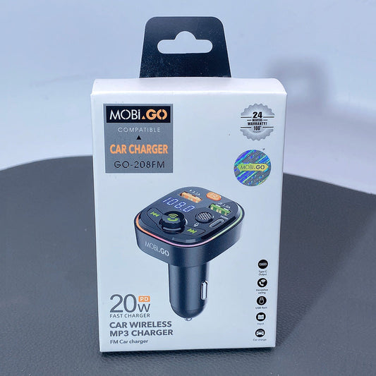 Mobigo PD 20W Bluetooth FM Transmitter GO208FM