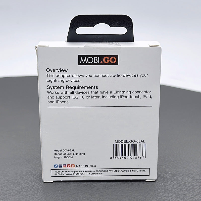 Mobigo Lightning to 3.5mm Adapter GO63AL