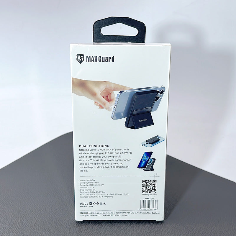 Maxguard PD 22.5W 10000 mah MagFit power bank MX610W