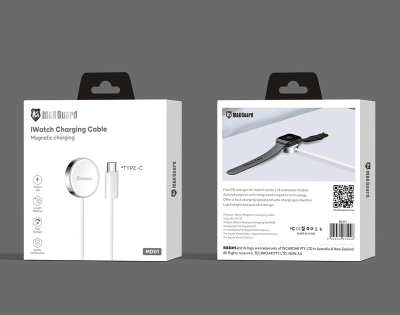 Maxguard Type-C cable For Apple Watch MD01