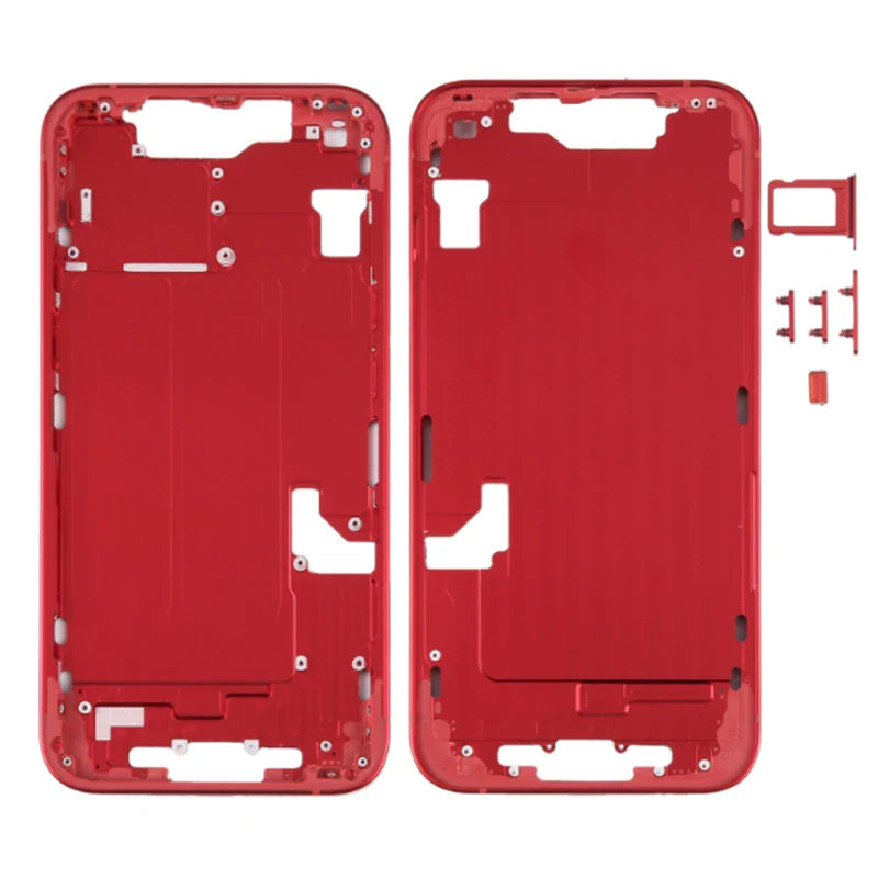 Middle Frame Housing Red For iPhone 14