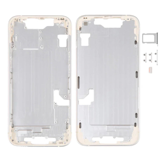 Middle Frame Housing White For iPhone 14