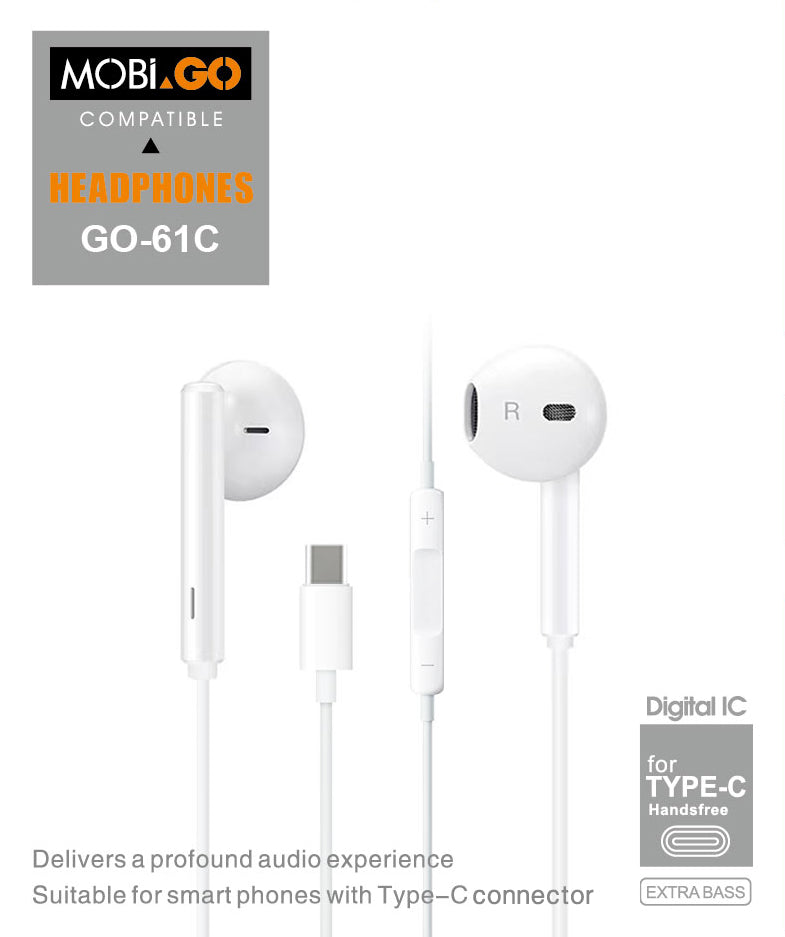 Mobigo Type-C earphone GO61C