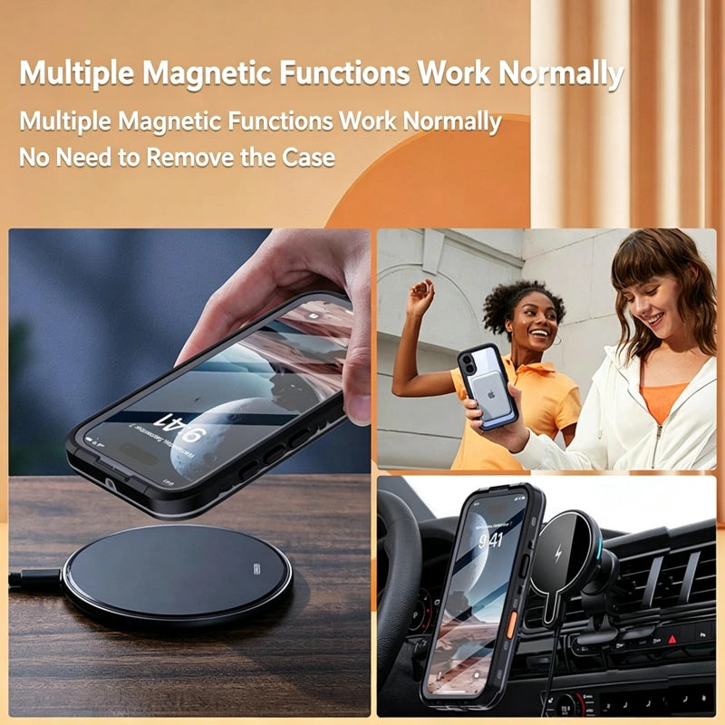 Case for Iphone 15 Pro 6.1 waterproof MagFit
