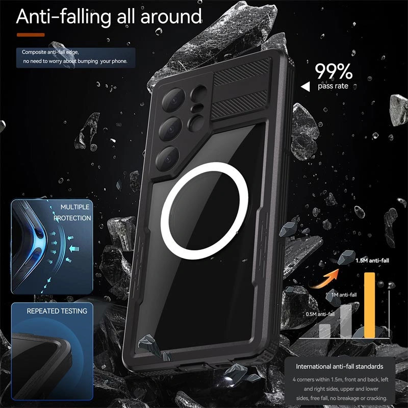S26 Ultra waterproof MagFit case