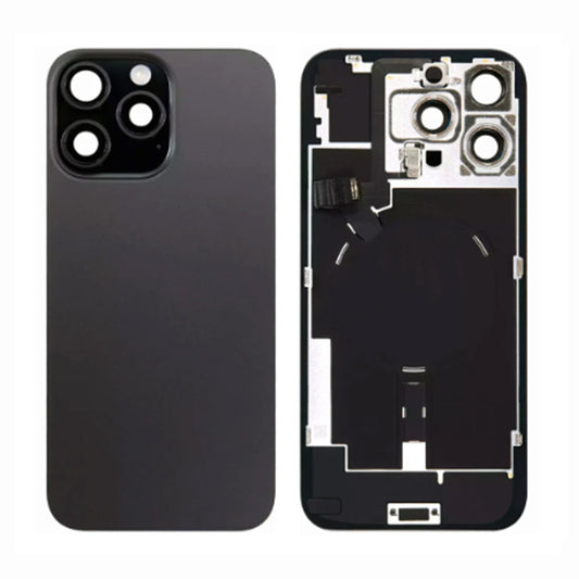 Back Panel with Wireless Charging Flex Black for iPhone 16Pro Max (Best Quality)
