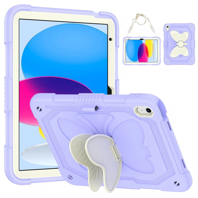 Case for iPad 7th 10.2 /9th 10.2 /Pro 10.5/air 10.5 Butterfly penslot stand