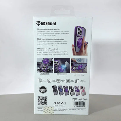 Case for Iphone 16 6.1 Frostring MagFit 360 Ring Holder