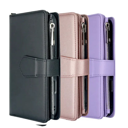 Case for iPhone 17 Pro 6.3 Maxguard Detachable Magnetic Zipper Wallet