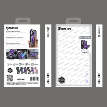 Case for Iphone 15 Pro 6.1 Frostring MagFit 360 Ring Holder