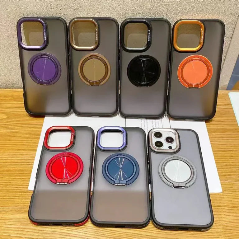 Case for Iphone 15 Pro 6.1 Frostring MagFit 360 Ring Holder