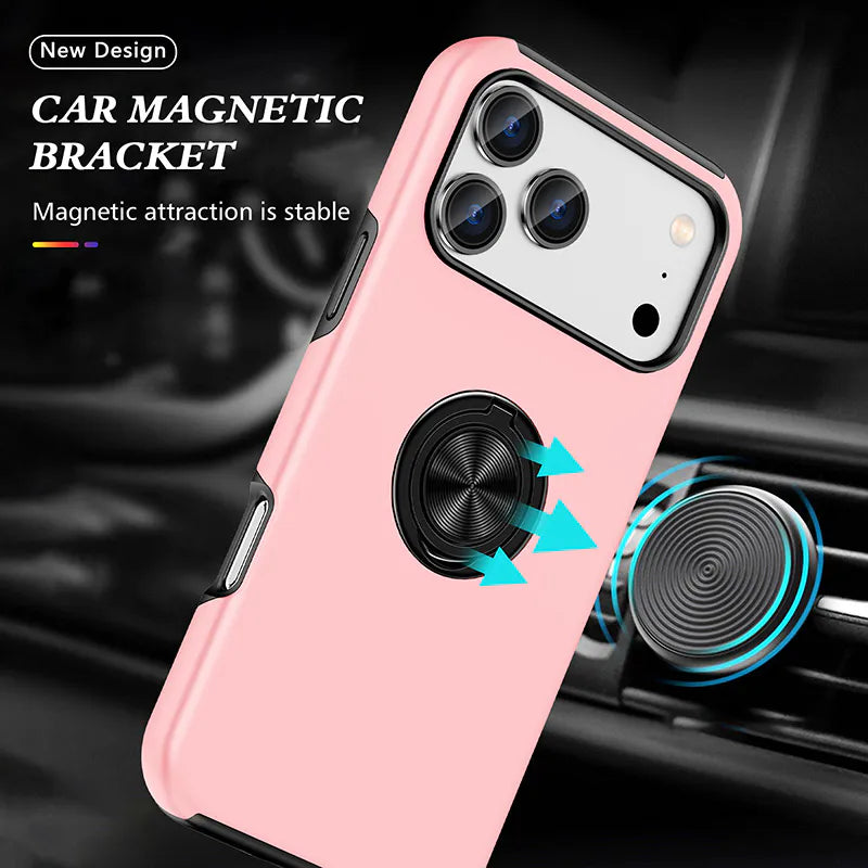 Case for iPhone 17 Pro 6.3 Kinglink Mag Ring with Kickstand