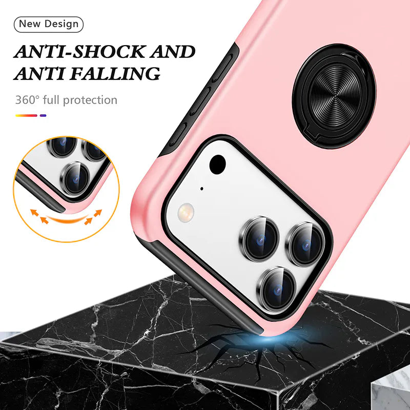 Case for iPhone 17 Pro 6.3 Kinglink Mag Ring with Kickstand