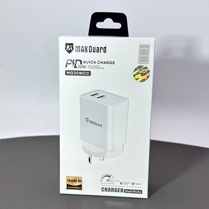 Maxguard PD 30W GaN III Wall Charger MG30WCC