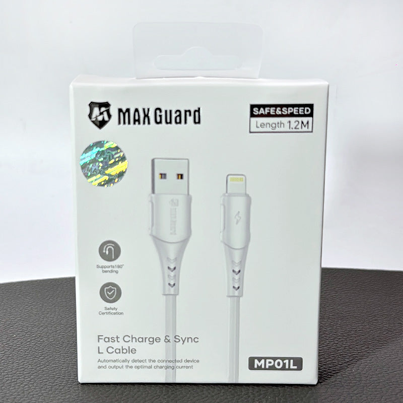 Maxguard 1.2m USB-A to Lightning Cable MP01L