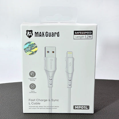 Maxguard 1.2m USB-A to Lightning Cable MP01L