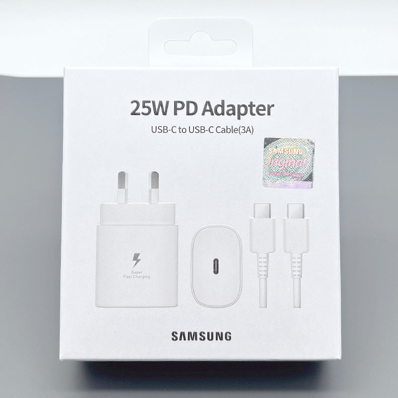 SAM OR PD 25W wall charger with Type-C to C combo EPTA800NBEGGB