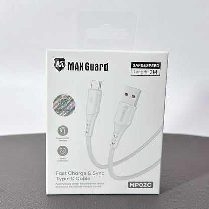 Maxguard 2m USB-A to C Cable MP02C