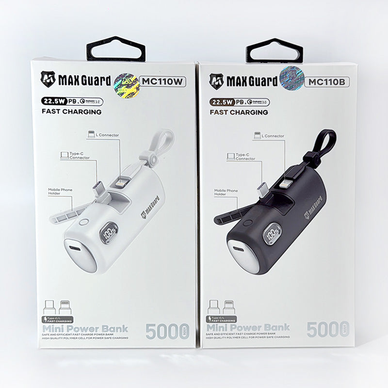 Maxguard PD 22.5W 5000 mah Mini power ban MC110B