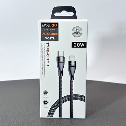 Mobigo 1m 20W Type-C to Lightning cable GO1TL