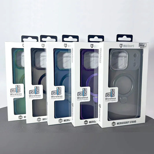 Case for iPhone 16 pro max 6.9 Maxguard Mergegrip Stand