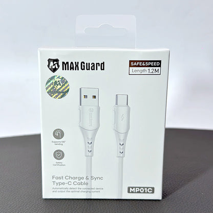 Maxguard 1.2m USB-A to C Cable MP01C