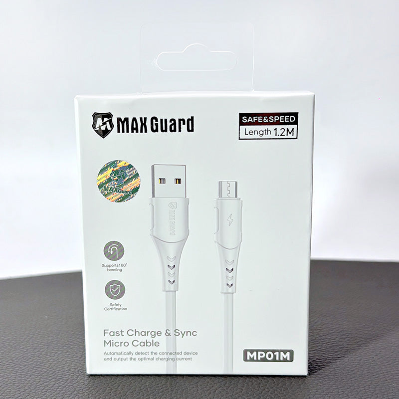 Maxguard 1.2m USB-A to Micro Cable MP01M
