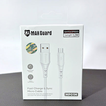 Maxguard 1.2m USB-A to Micro Cable MP01M