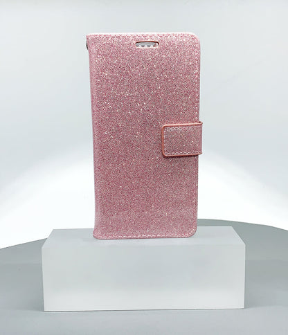 Case for iPhone 12 mini /13 mini 5.4 glitter Bluemoon wallet