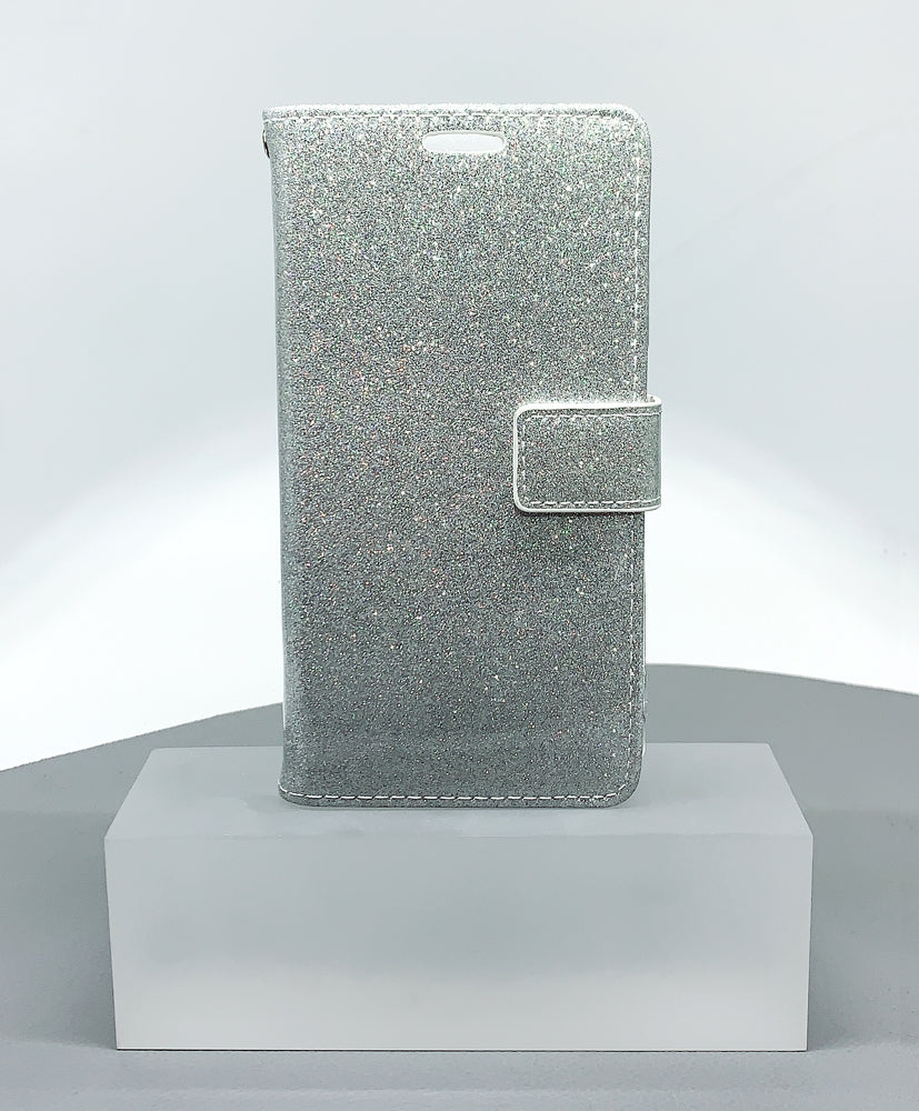 Case for iPhone 12 mini /13 mini 5.4 glitter Bluemoon wallet