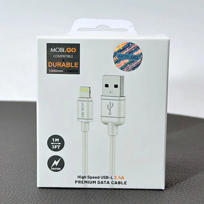 Mobigo 1m USB-A to Lightning cable 201L