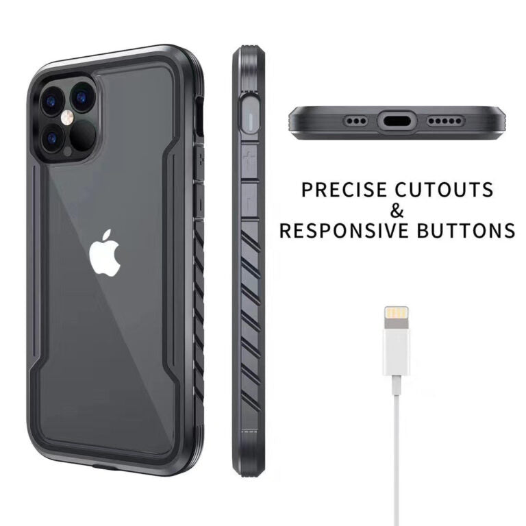 Case for iPhone 12/12 Pro 6.1 MaxGuard Shield Iron