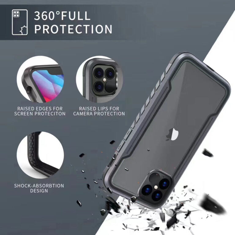Case for iPhone 12/12 Pro 6.1 MaxGuard Shield Iron