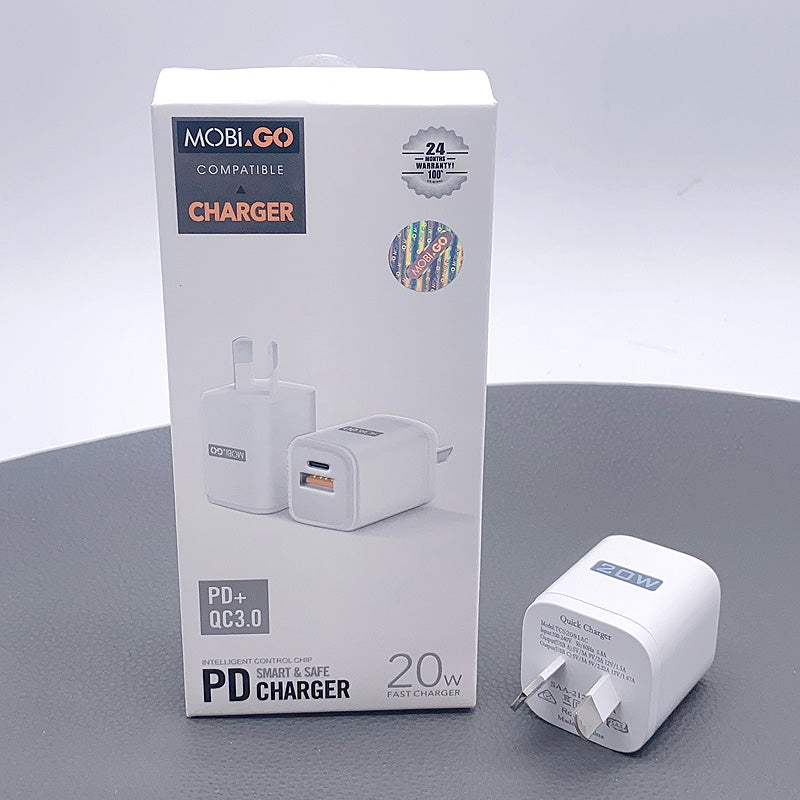 Mobigo PD 20W wall charger TCS2081AC