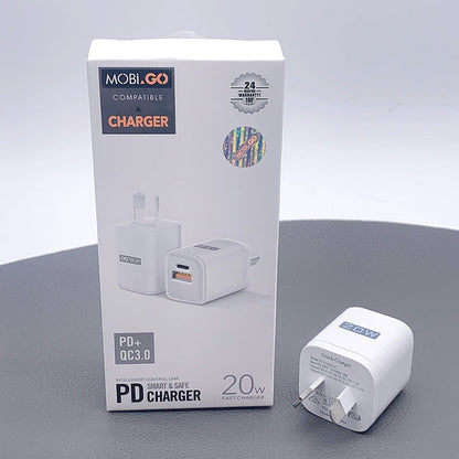 Mobigo PD 20W wall charger TCS2081AC