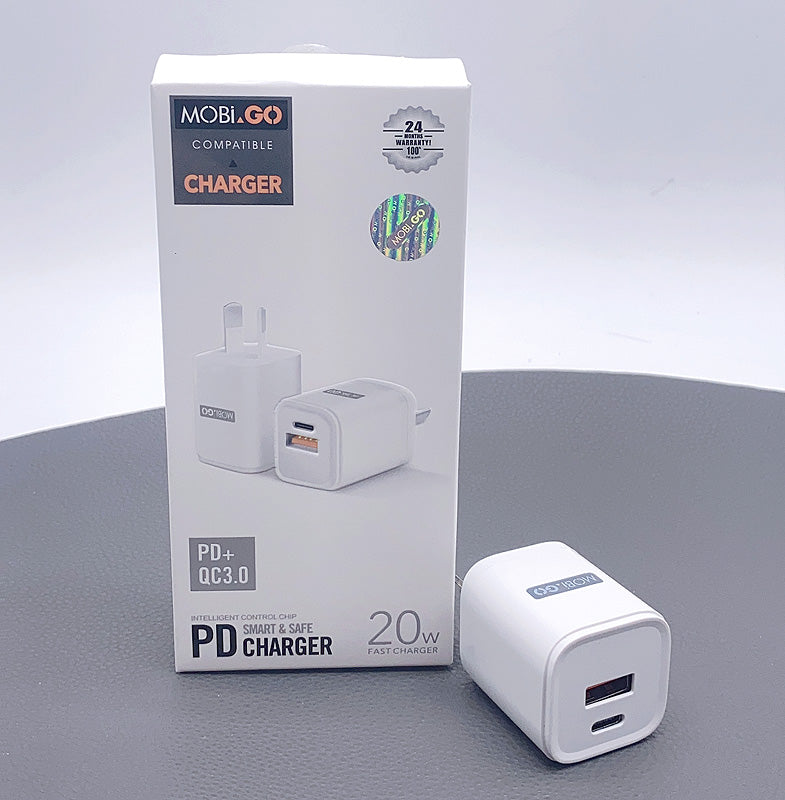 Mobigo PD 20W wall charger TCS2081AC
